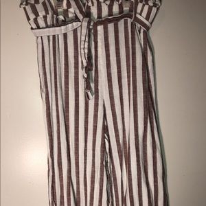 Very cute wide legged stripped pants